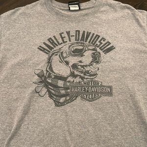 Harley Davidson dog tee